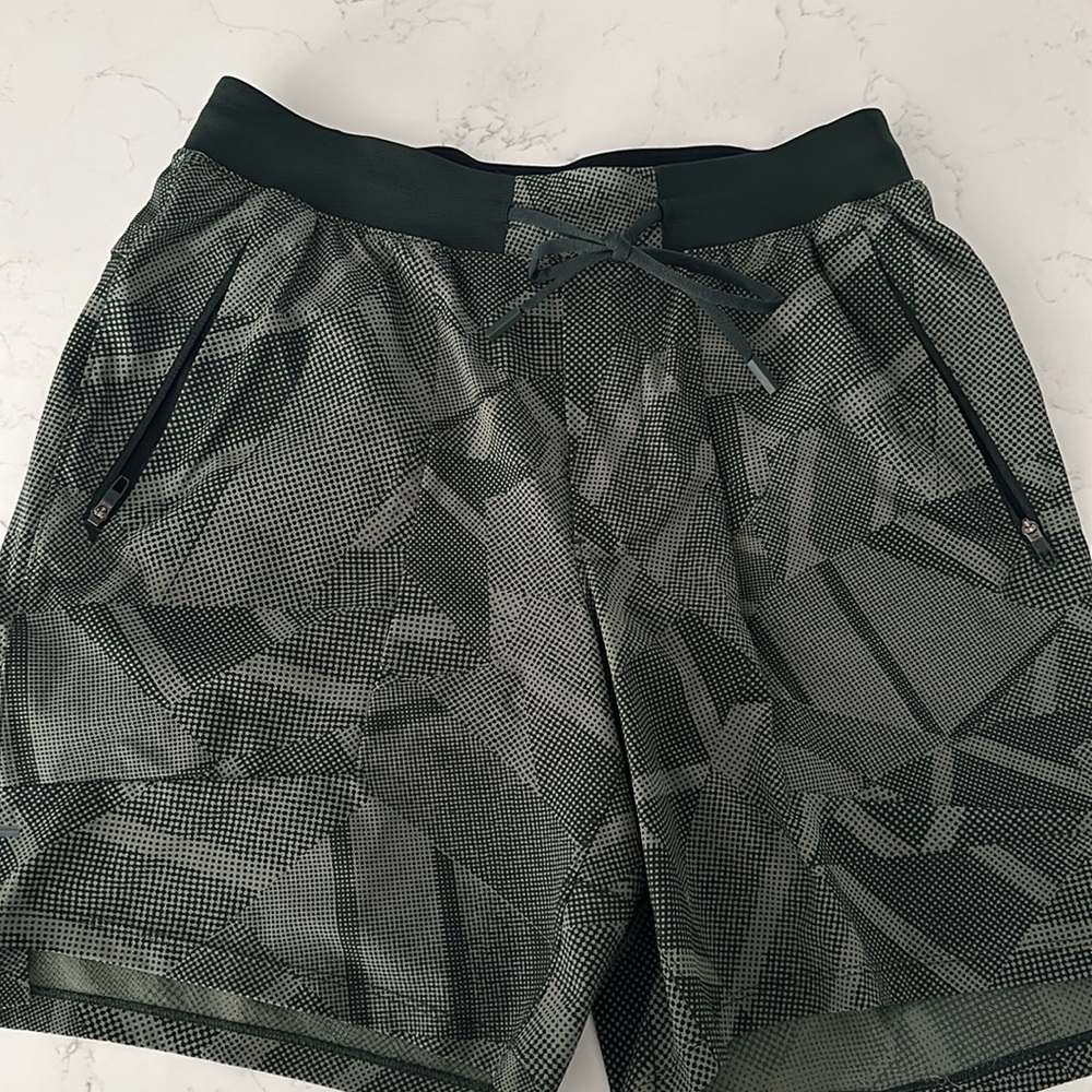 Lululemon License To Train Linerless Short 7” Men’s Medium Green - Picture 3 of 4